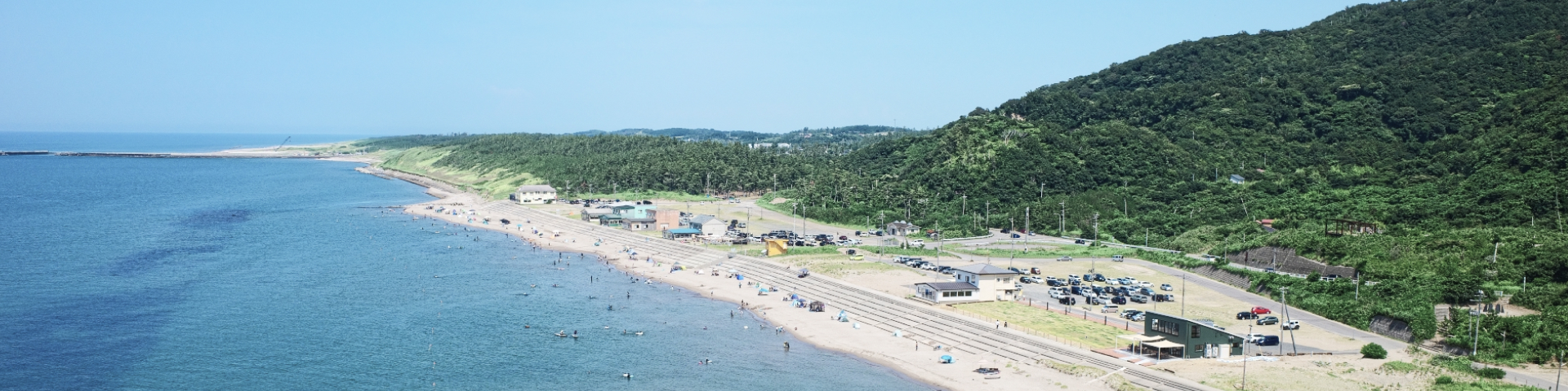 角田浜の景観